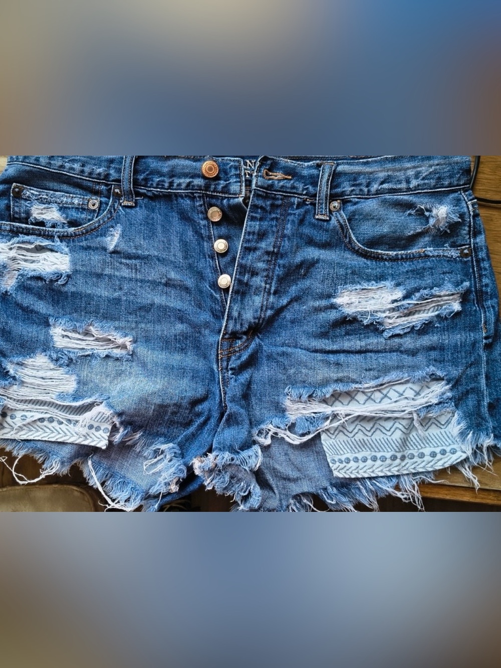 American Eagle Festival Denim Shorts Size 12